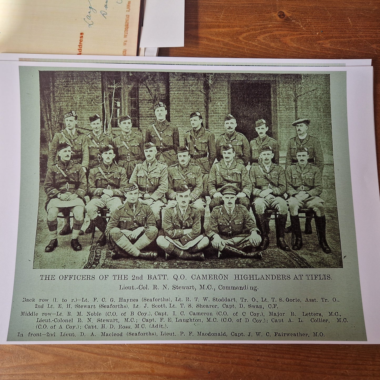 Cameron Highlanders - x2 Officers (Brothers) - British War Medal & Victory Medal - one KIA 1918 Ypres - From Dumfries