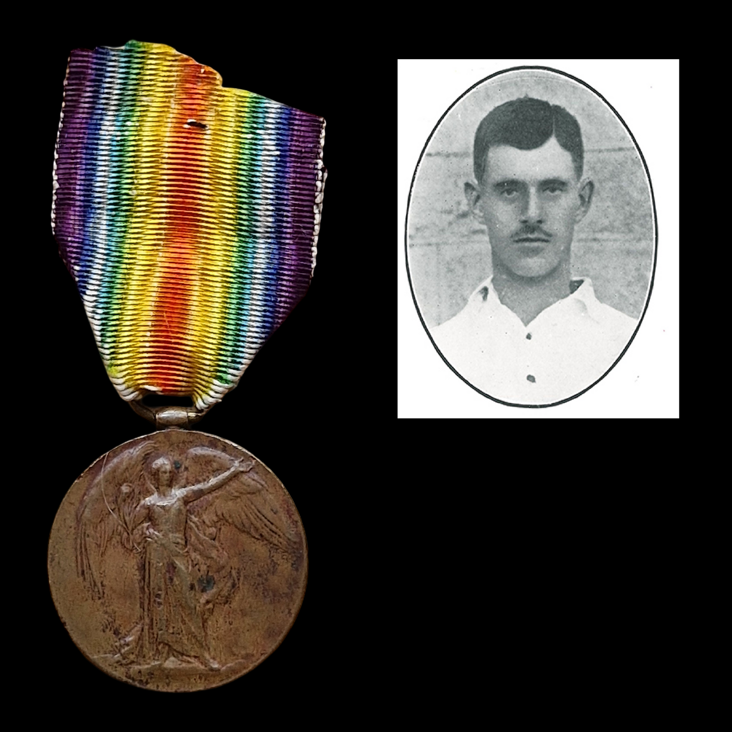 Camerons Highlanders WIA Ypres 1914 KIA Loos 1915 WW1 Victory Medal Achiltibuie
