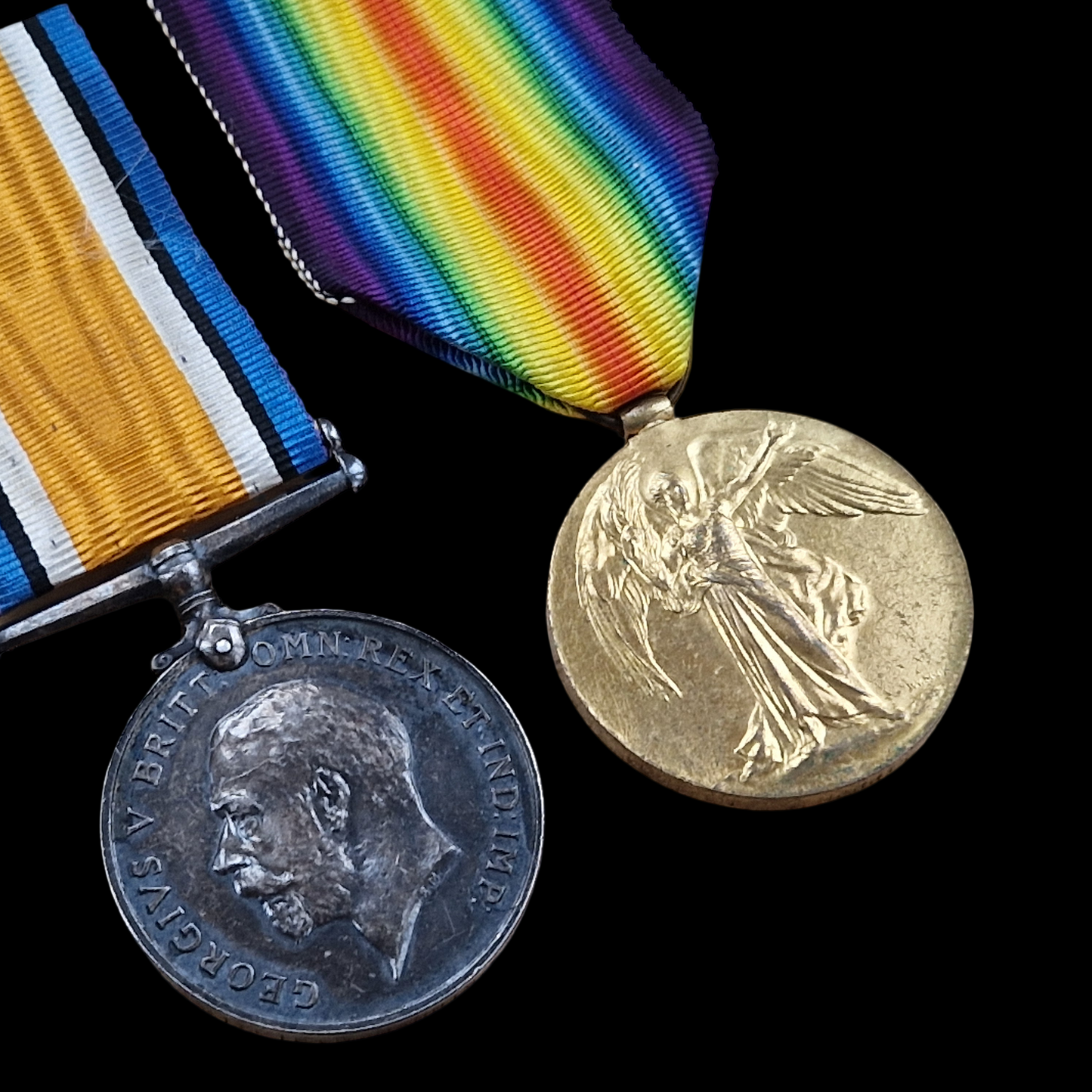 4th Middlesex Regiment RE WW1 Medal Trio POW 1918 Believed Killed from Ratcliffe