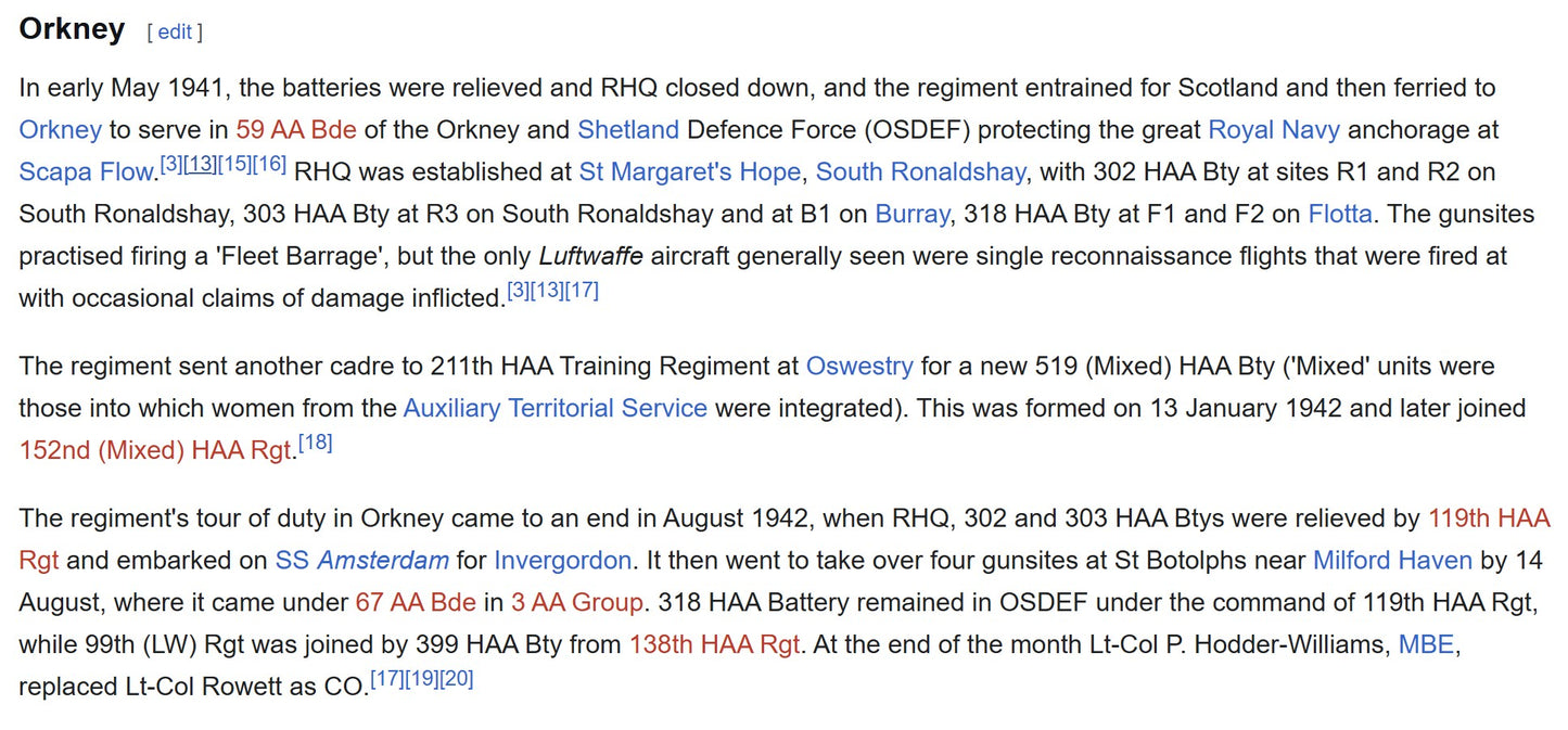 Royal Artillery (London Welsh) WIA Air Raid Orkney 1941 LSGC Medal REME WW2