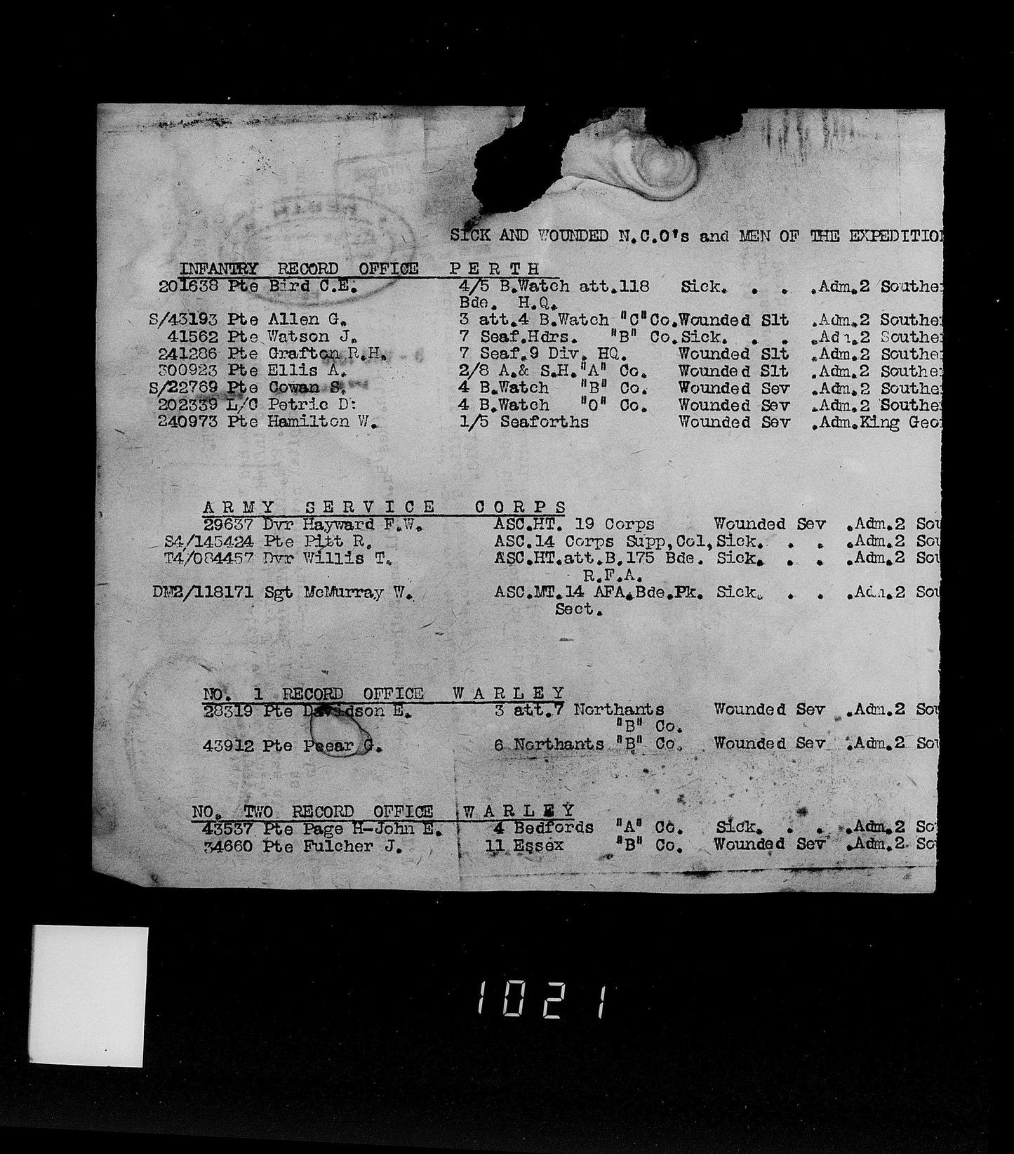 Army Service Corps Heavy Transport 19 Corps - Wounded in Action 1918 - WW1 1914 Mons Star Medal Trio - London