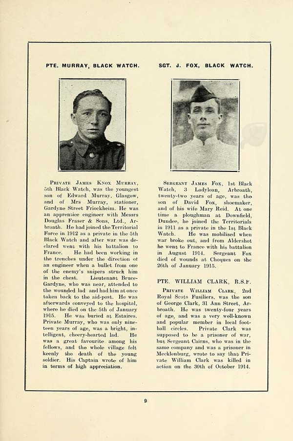 1st Black Watch Royal Highlanders DOW 1915 Arbroath Dundee WW1 British War Medal