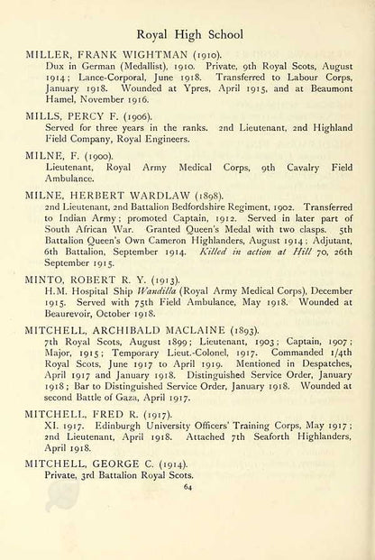 6th Cameron Highlanders KIA Loos 1915 VC Action Captain & Ad QSA Medal Sligo RGA