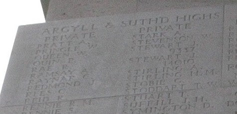 Argyll & Sutherland Highlanders - Killed in Action Somme 1916 Capture of Morval - WW1 Medal Pair - From Paisley