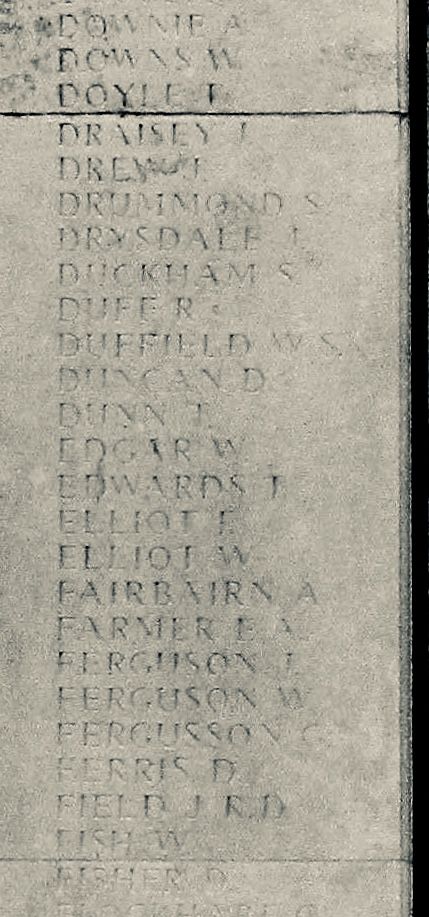 7th King's Own Scottish Borderers KIA Loos 1915 VC Action Victory Medal Paisley