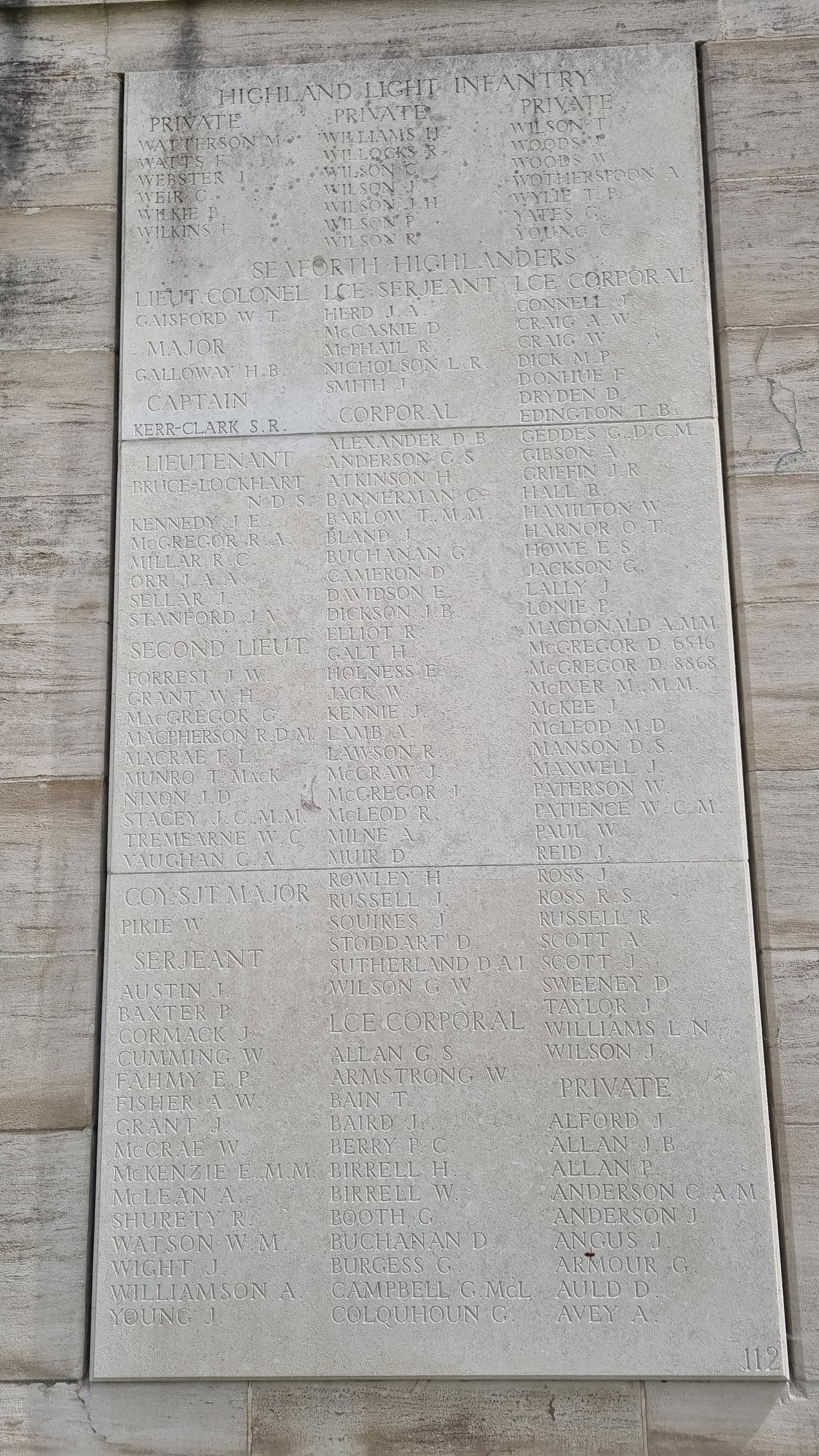 6th Bn. Seaforth Highlanders Officer - Killed in Action April 1918 - WW1 Memorial Plaque - From Elgin, Moray