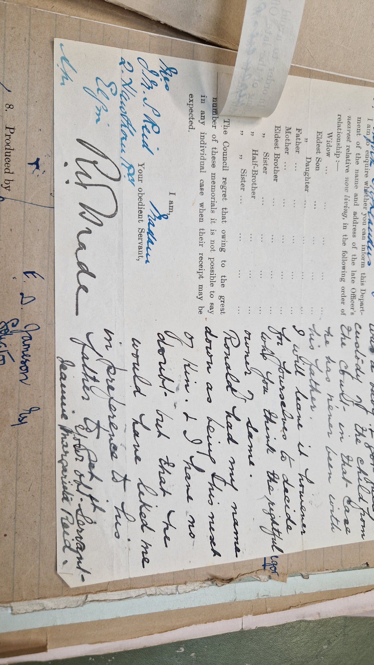 6th Bn. Seaforth Highlanders Officer - Killed in Action April 1918 - WW1 Memorial Plaque - From Elgin, Moray