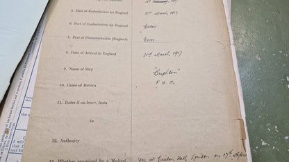 6th Bn. Seaforth Highlanders Officer - Killed in Action April 1918 - WW1 Memorial Plaque - From Elgin, Moray