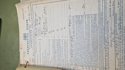 6th Bn. Seaforth Highlanders Officer - Killed in Action April 1918 - WW1 Memorial Plaque - From Elgin, Moray