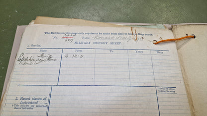 6th Bn. Seaforth Highlanders Officer - Killed in Action April 1918 - WW1 Memorial Plaque - From Elgin, Moray