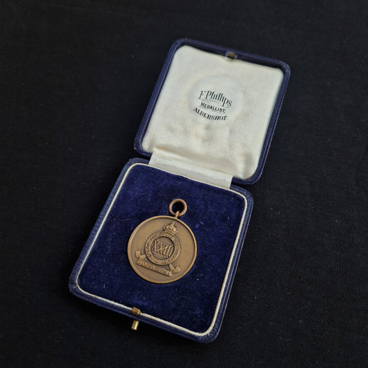 London Armoured Car Company (Sharpshooters) Gunnery Cup Medal 1927 Peall Lived Singapore