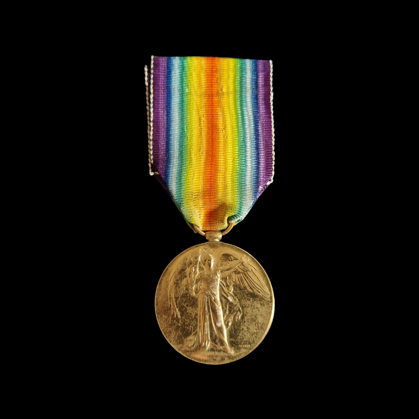 222 Sqn. Royal Air Force RAF & Royal Naval Air Service RNAS - Mediterranean Air Wing - WW1 Victory Medal -  From Tottenham, London