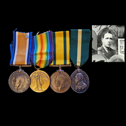 Forth R.G.A. - Officer - WW1 Territorial War Medal Group - Important Edinburgh Architect