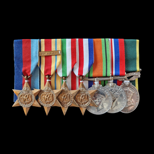 6th Bn. Seaforth Highlanders, Later 71st Anti-Tank Regiment Royal Artillery - Wounded in Action BEF France 1940 - WW2 Medal Group