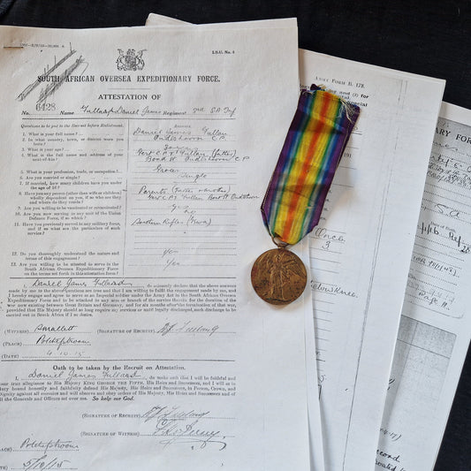 3rd South African Infantry - Wounded Delville Wood, Somme, 1916 - WW1 Bilingual Victory Medal