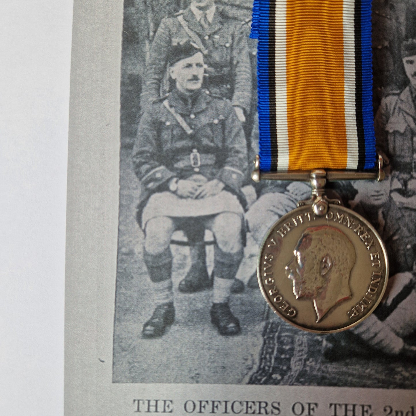 Cameron Highlanders - x2 Officers (Brothers) - British War Medal & Victory Medal - one KIA 1918 Ypres - From Dumfries