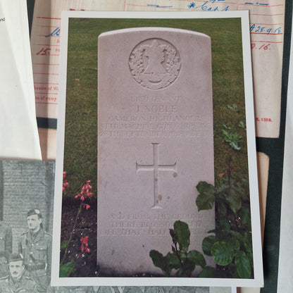 Cameron Highlanders - x2 Officers (Brothers) - British War Medal & Victory Medal - one KIA 1918 Ypres - From Dumfries