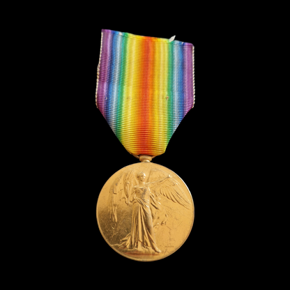 Army Service Corps Officer – 2nd Lieutenant J. L. Mather – WW1 Victory Medal - From Chorlton-cum-Hardy, Manchester