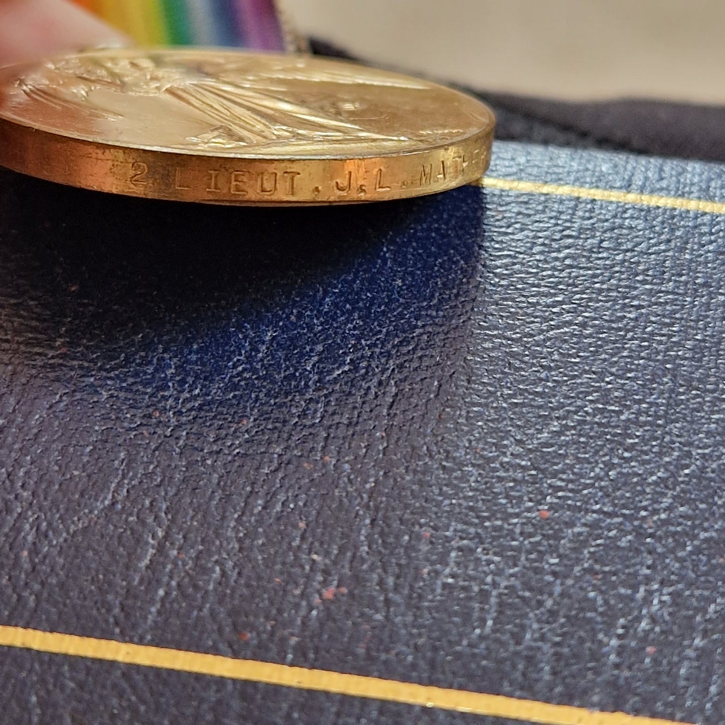 Army Service Corps Officer – 2nd Lieutenant J. L. Mather – WW1 Victory Medal - From Chorlton-cum-Hardy, Manchester