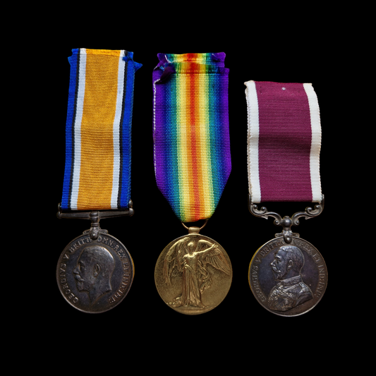 Royal Garrison Artillery - Sgt. Harmer - WW1 Medal Pair & Army Long Service and Good Conduct - From Brighton