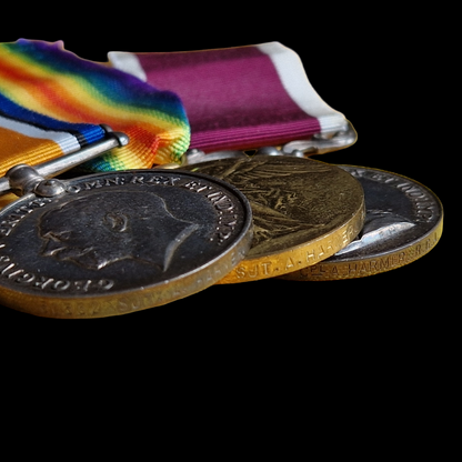 Royal Garrison Artillery - Sgt. Harmer - WW1 Medal Pair & Army Long Service and Good Conduct - From Brighton