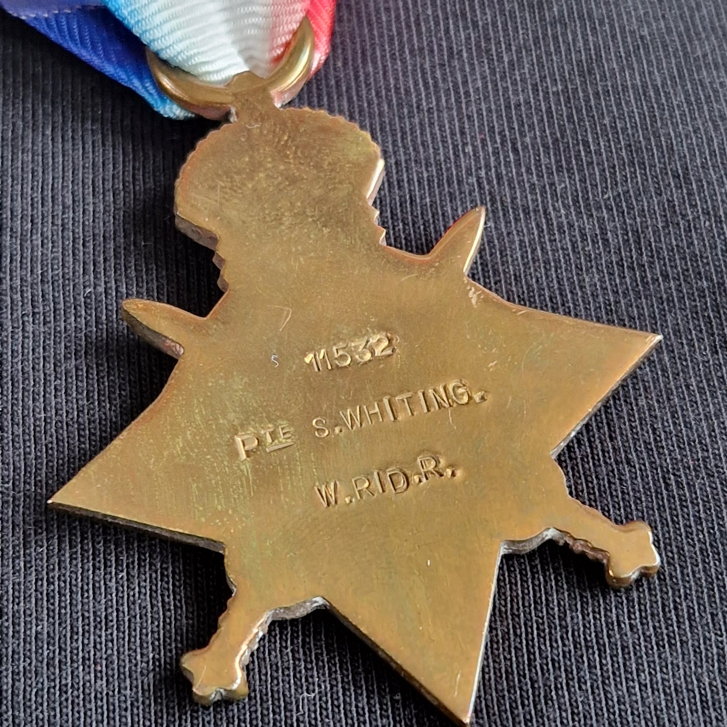 8th Bn. West Riding Regiment - Died of Wounds Somme 1916 - WW1 Medal Trio & Plaque - Bradford