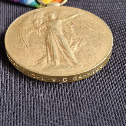 Royal Engineers 1st Army HQ Sig. Coy. - 1914 Mons Star Victory Medal - Shepherds Bush