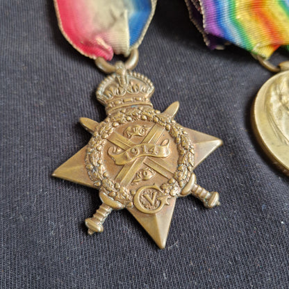Coldstream Guards - 3 Times Wounded in Action - 1914 Mons Star Victory Medal - Deptford, Kent