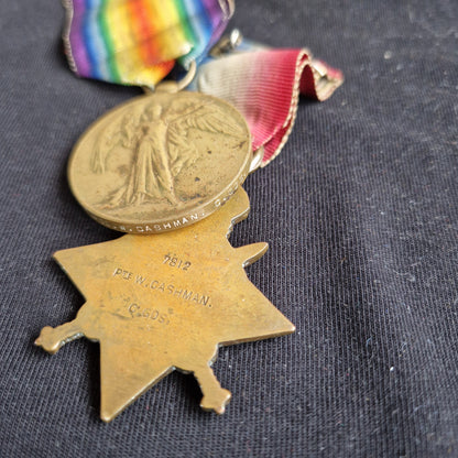 Coldstream Guards - 3 Times Wounded in Action - 1914 Mons Star Victory Medal - Deptford, Kent