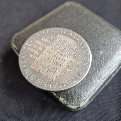 Middlesex Regiment - Wounded in Action Somme 1916 - Balham London - WW1 Medals Shooting Medal France