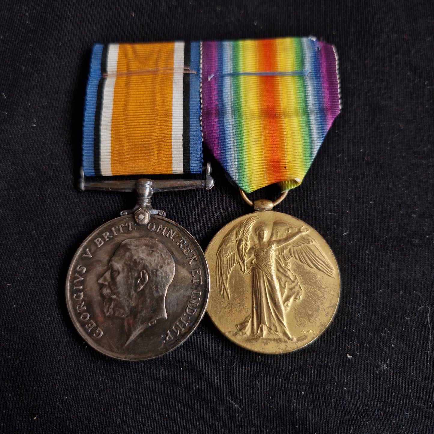 Middlesex Regiment - Wounded in Action Somme 1916 - Balham London - WW1 Medals Shooting Medal France
