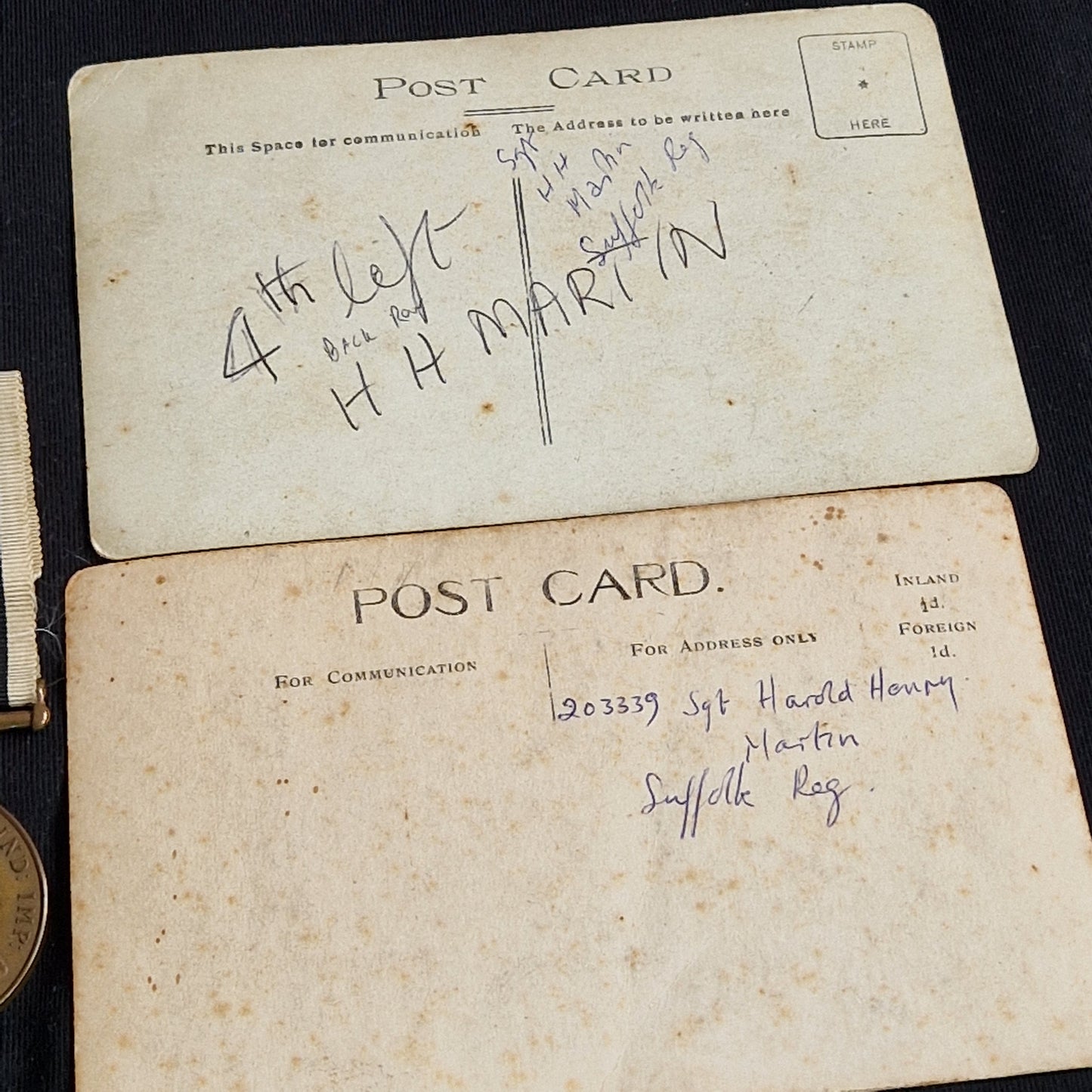 Suffolk Regiment - WW1 Medal Pair & Special Constabulary Medal