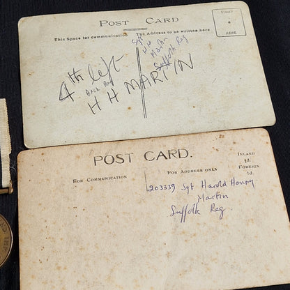 Suffolk Regiment - WW1 Medal Pair & Special Constabulary Medal