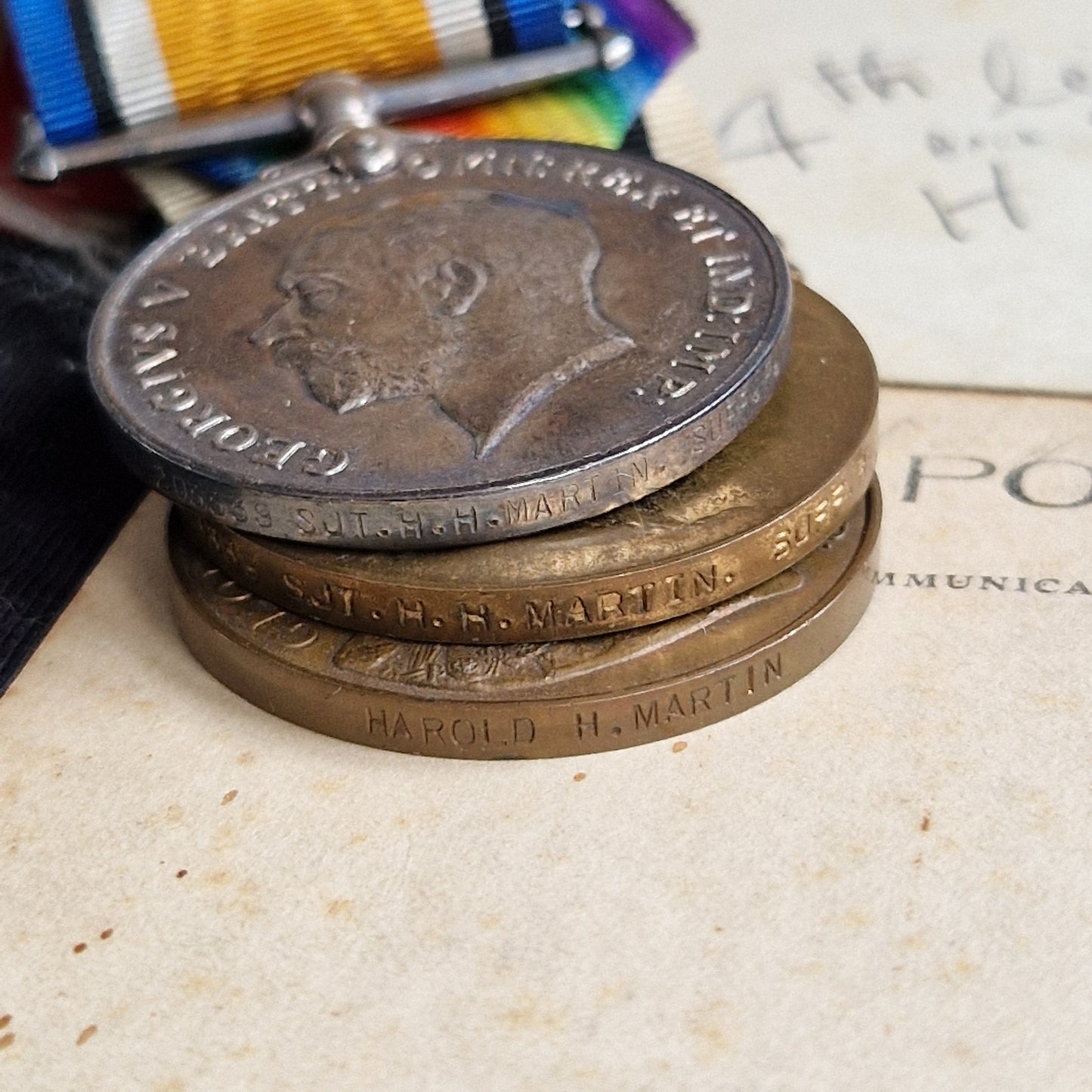 Suffolk Regiment - WW1 Medal Pair & Special Constabulary Medal