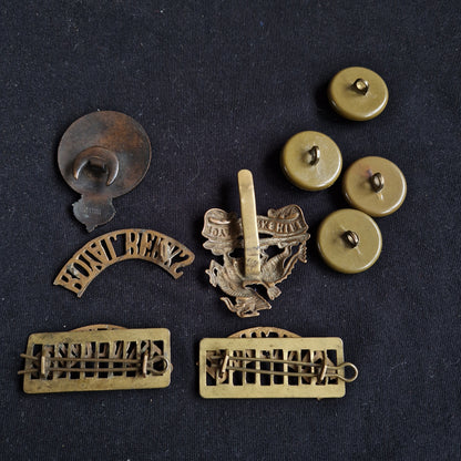 Royal Berkshire Regiment - WW1 Medals & Badges - Newark Cricket Silver Medals - Bucks Special Constable 1914