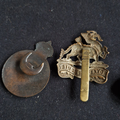 Royal Berkshire Regiment - WW1 Medals & Badges - Newark Cricket Silver Medals - Bucks Special Constable 1914