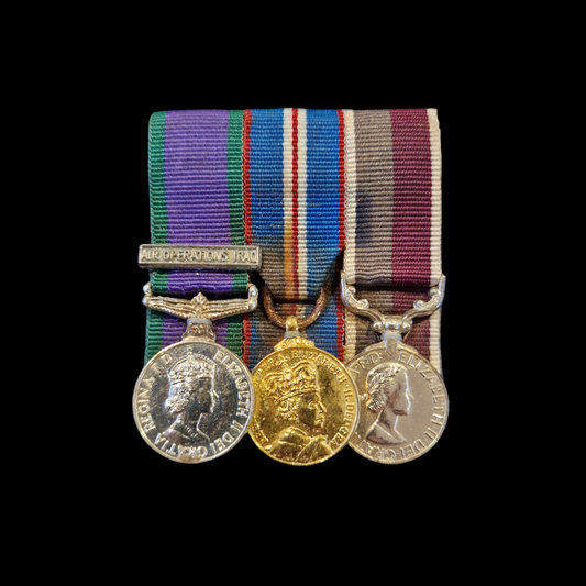 British Miniature Medal Group Royal Air Force Air Operations Iraq RAF LSGC