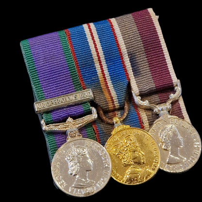 British Miniature Medal Group Royal Air Force Air Operations Iraq RAF LSGC