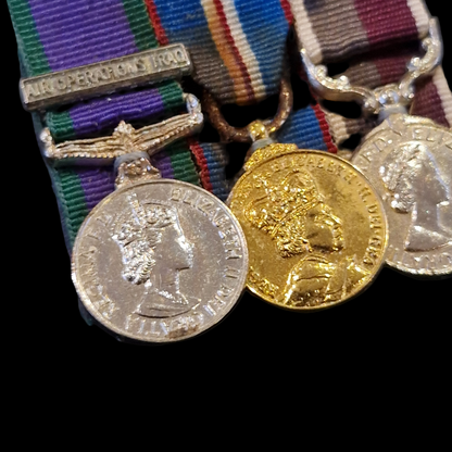 British Miniature Medal Group Royal Air Force Air Operations Iraq RAF LSGC
