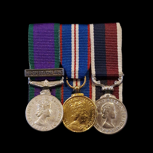 British Miniature Medal Group Royal Air Force Air Operations Iraq RAF LSGC