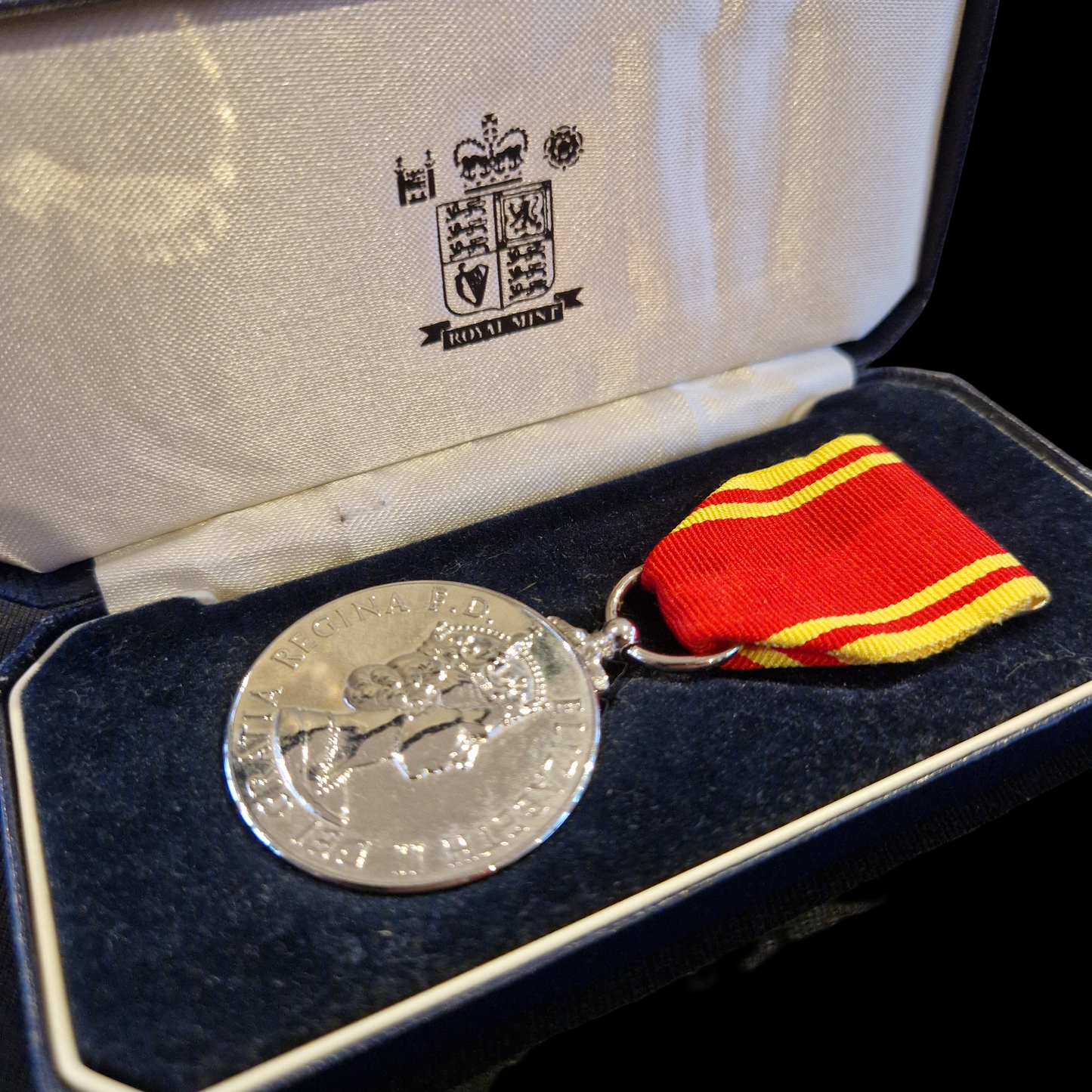 Fire Brigade Long Service & Good Conduct Medal EIIR – Firefighter Michael Smith
