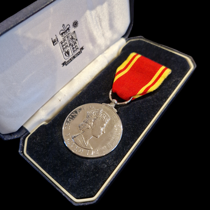 Fire Brigade Long Service & Good Conduct Medal EIIR – Firefighter Michael Smith