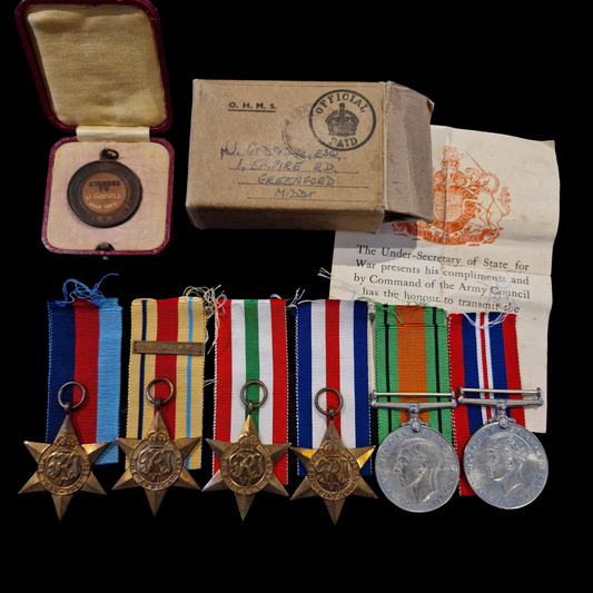 Royal Signals WW2 British Medal Group CAPTAIN Godsell from Hartley Wintney Hampshire
