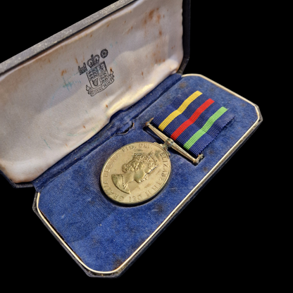 British Civil Defence Long Service Medal – With Original Box