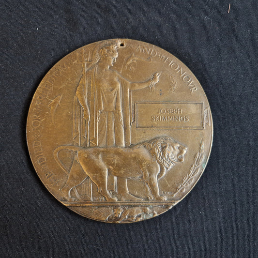 19th Bantams 20th Wearside Durham Light Infantry - Killed in Action Somme 1916 - Memorial Plaque