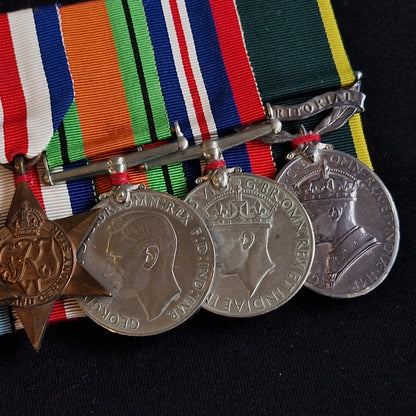 West Somerset Yeomanry 55th Field Regt (Wessex) Royal Artillery - WW2 Medal Group