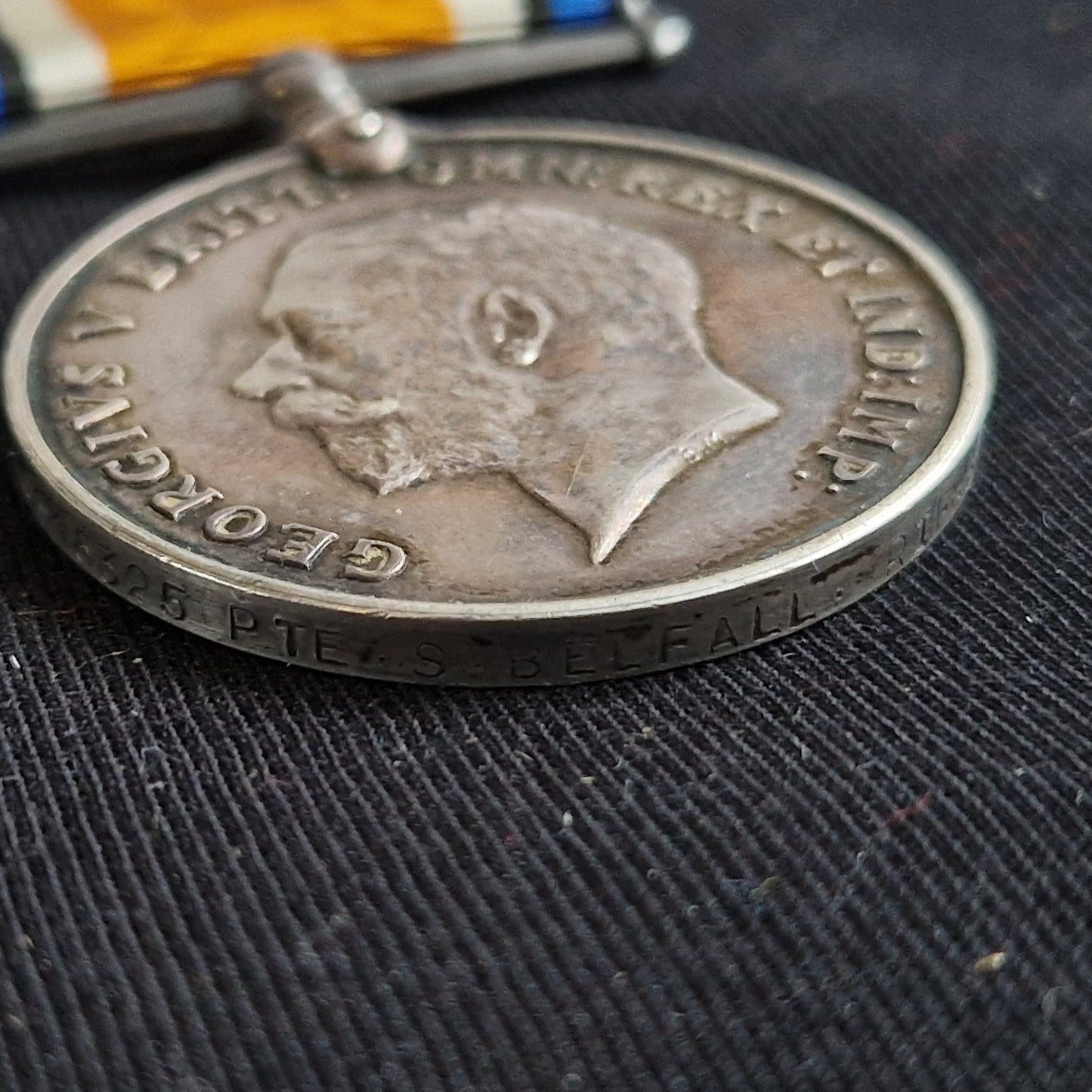 Rifle Brigade - Prisoner of War POW 1918 - British War Medal - From Southwark, London