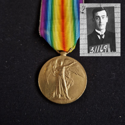 Royal Naval Reserve Officer - WW1 Victory Medal - From Ballywalter, Northern Ireland