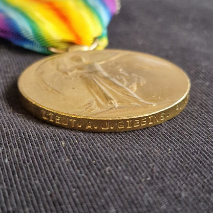 Royal Naval Reserve Officer - WW1 Victory Medal - From Ballywalter, Northern Ireland