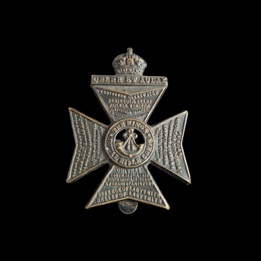 WW1 King’s Royal Rifle Corps Cap Badge – Genuine British Great War Insignia